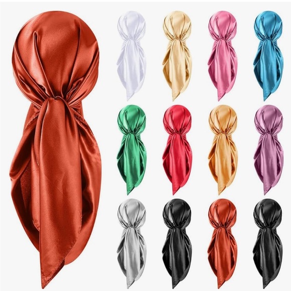 Accessories - Bundle-Elegant Silky Scarf Collection